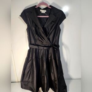 Vintage Kay Unger 100% Silk Black Dress. Size 10